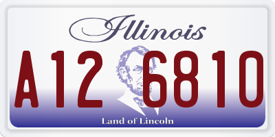IL license plate A126810