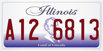 IL license plate A126813