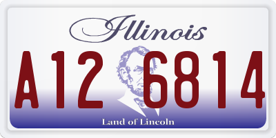 IL license plate A126814