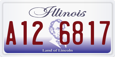 IL license plate A126817