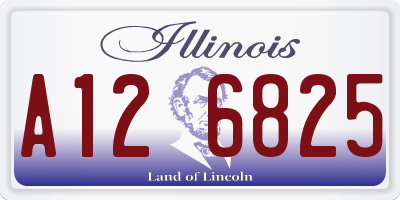 IL license plate A126825