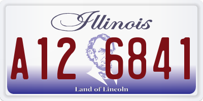 IL license plate A126841