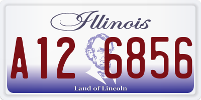 IL license plate A126856
