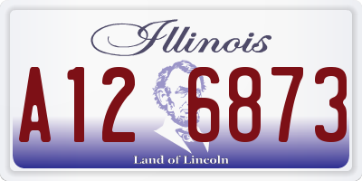 IL license plate A126873