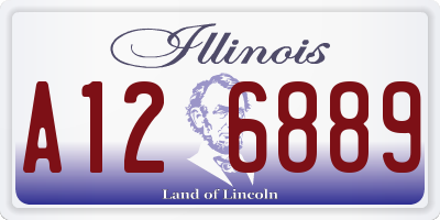 IL license plate A126889