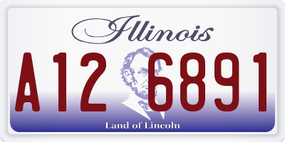 IL license plate A126891