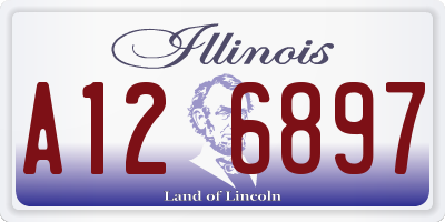 IL license plate A126897