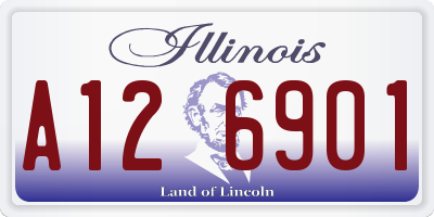 IL license plate A126901