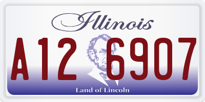 IL license plate A126907