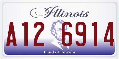 IL license plate A126914