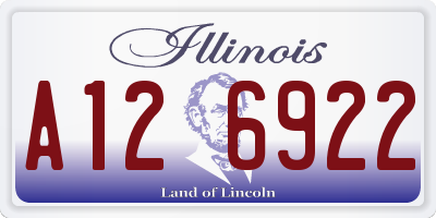 IL license plate A126922