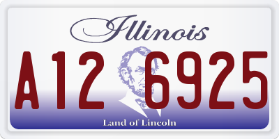 IL license plate A126925