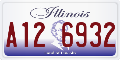 IL license plate A126932