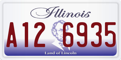 IL license plate A126935