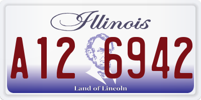 IL license plate A126942
