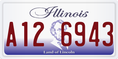 IL license plate A126943