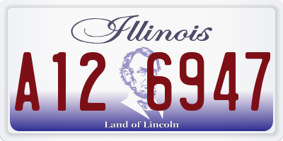 IL license plate A126947