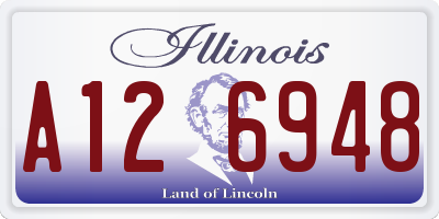 IL license plate A126948