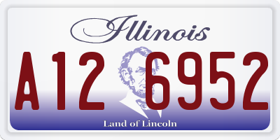 IL license plate A126952