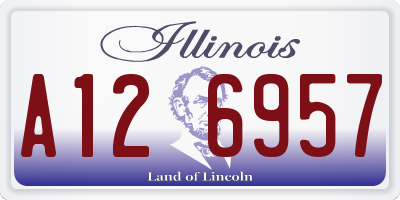 IL license plate A126957