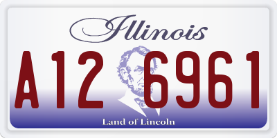 IL license plate A126961
