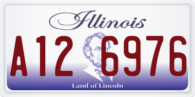 IL license plate A126976