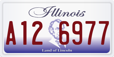 IL license plate A126977