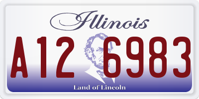 IL license plate A126983