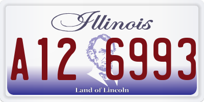 IL license plate A126993