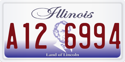IL license plate A126994