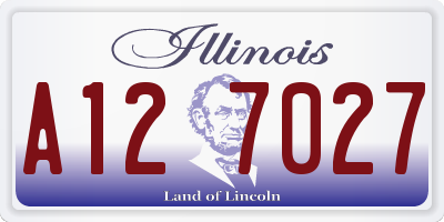 IL license plate A127027