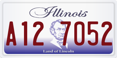 IL license plate A127052