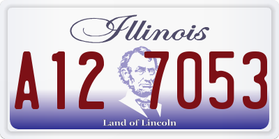 IL license plate A127053
