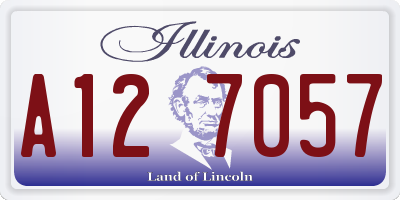 IL license plate A127057