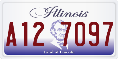 IL license plate A127097