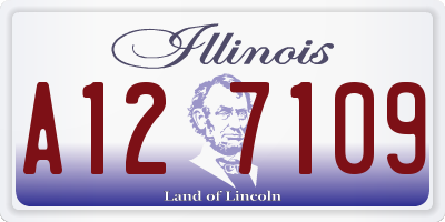 IL license plate A127109