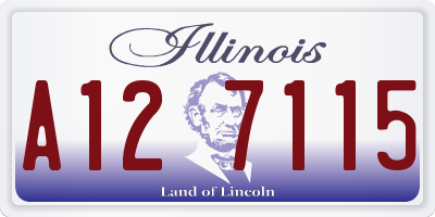 IL license plate A127115