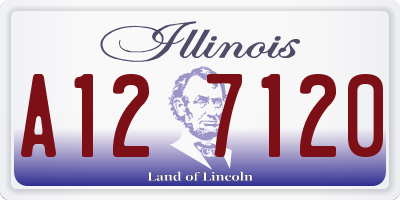 IL license plate A127120