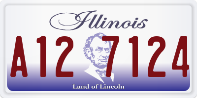 IL license plate A127124