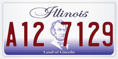 IL license plate A127129
