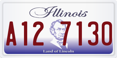 IL license plate A127130