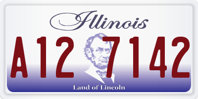 IL license plate A127142