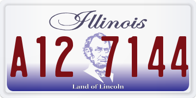 IL license plate A127144