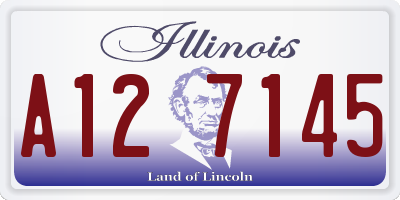 IL license plate A127145