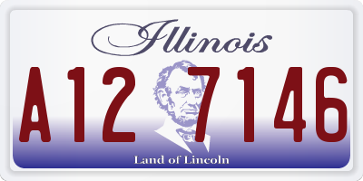 IL license plate A127146