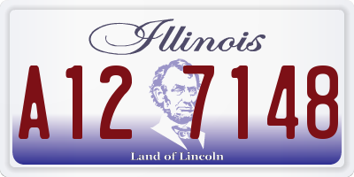 IL license plate A127148