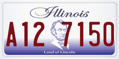 IL license plate A127150