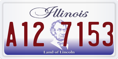 IL license plate A127153