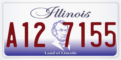 IL license plate A127155