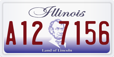 IL license plate A127156